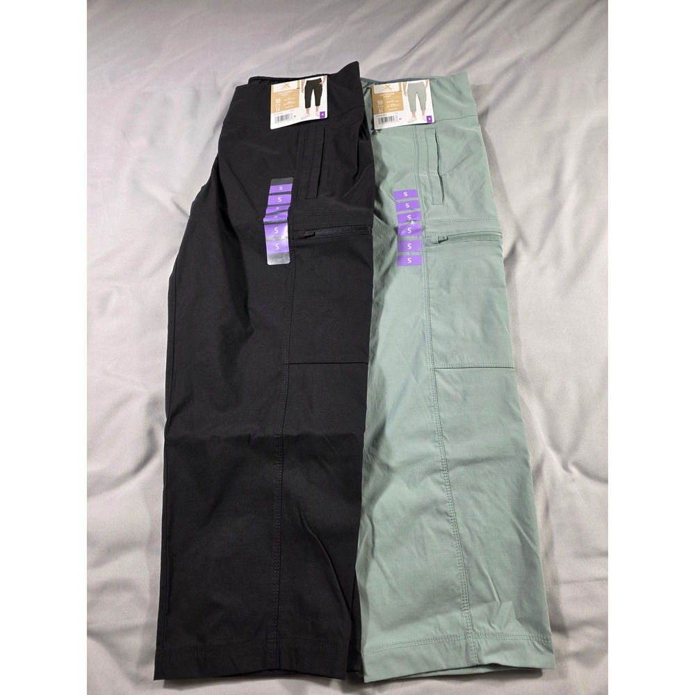 Zeroxposur Outdoor Capri Pant Women Small Stretch UPF 50+ Bundle of 2 NEW